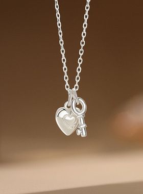 足银阿宝项链韩版锁骨精致链简约