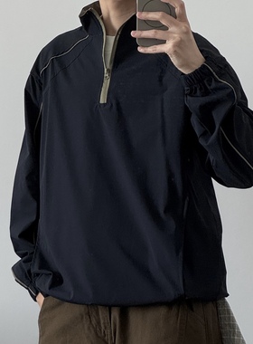 「骑行模式」正肩立领拉链长袖54313 秋季运动男大潮CCD自由商店