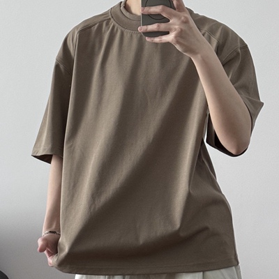 CCD双层领重磅老钱质感短袖