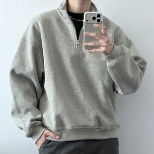 「美式 秋冬男大上衣CCD自由商店 生活」420g半拉链BOXY卫衣54346