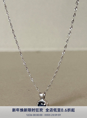 PAUSAANN925银镀白金原创项链