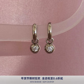 运动系列 PAUSA ANN 小圆球镶钻灵动简约银耳钉