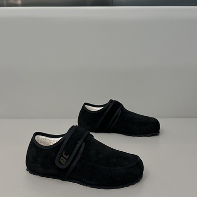 潮牌专柜一脚蹬鞋男磨砂皮勃肯鞋2025新款厚底增高复古百搭舒适透