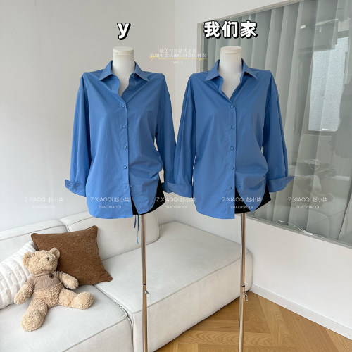 秋季法式上衣高知小资长袖衬衣