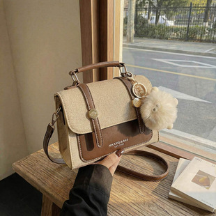 斜挎 洋气单肩包韩版 日本进口复古小众手提剑桥包包女2026新款 时尚