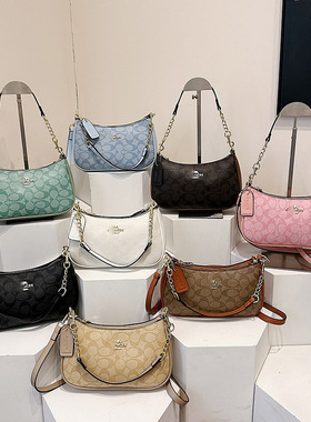 日本进口bags女包C家新款时尚印花蔻家水桶包大容量单肩腋下包批