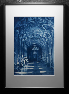 蓝晒摄影装饰画 John Dugdale  小众艺术客厅卧室摄影作品挂画