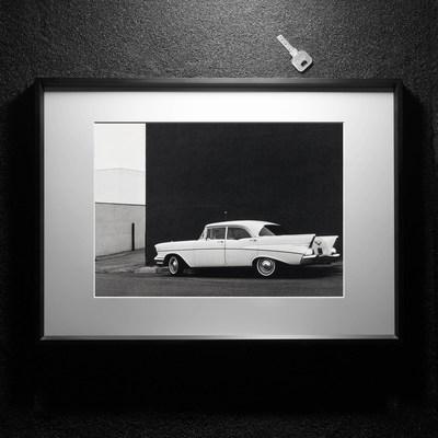 轻奢高级黑白摄影装饰画 摄影师Lewis Baltz的名作沙发背景墙挂画