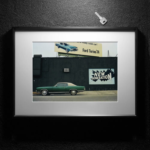 装饰画挂画 埃格尔斯顿 William Eggleston 沙发小众艺术摄影挂画