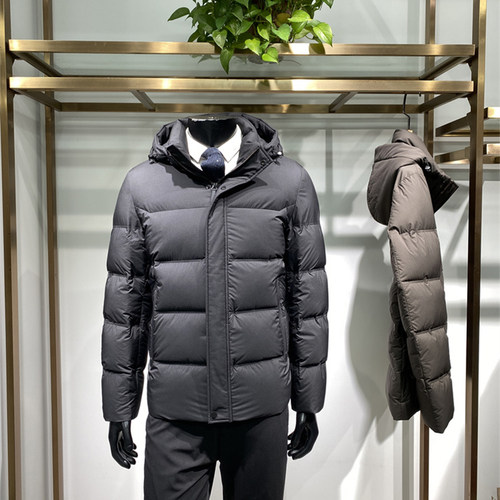 25年冬季新品男士帽子可拆卸羽绒