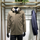 新品 五防冲锋衣面料男士 派克服外套商务休闲茄克上衣秋季 领佐诺依