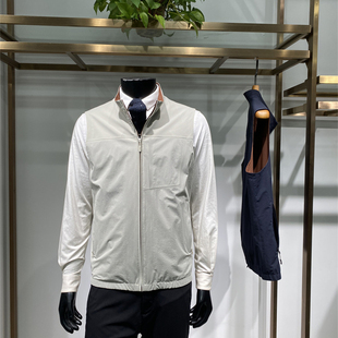 马甲上衣商务休闲坎肩背心外套领佐诺依 男士 两面穿26年春季 新品