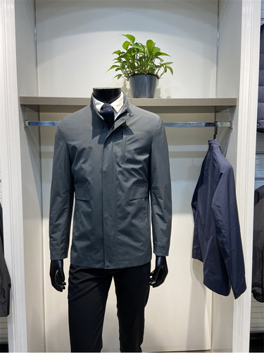 领佐诺依立领春季派克服男士外套