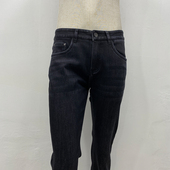 新款 男士 黑色牛仔裤 加绒加厚25年冬季 商务休闲中腰裤 子领佐诺依