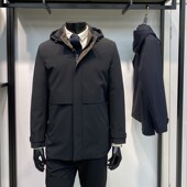 赔钱断码 处理鹅绒填充男士 羽绒服外套商务休闲保暖上衣领佐诺依