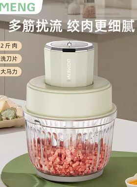 多蒙110V绞肉机出口美国大容量台湾香港小家电多功能电动辅料理机