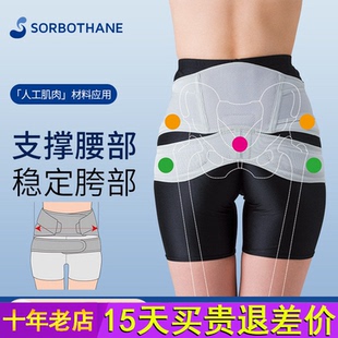 日本sorbothane髋骨骶髂胯骨尾椎关节护具骨盆前倾矫正带固定修复