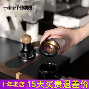 萃取手柄咖啡机 咖啡粉碗58mm钛黑意式 MHW 3BOMBER轰炸机炬甜粉碗