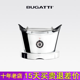 bugatti复古烤面包机家用不锈钢全自动多功能吐司机多士炉早餐机