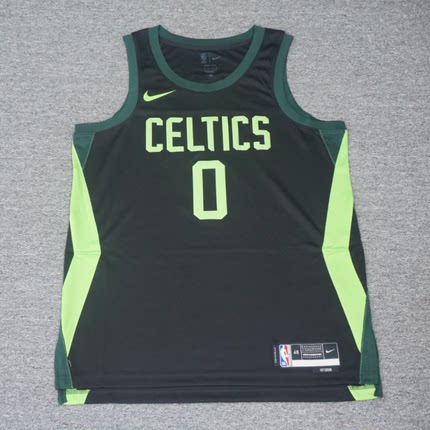 NIKE耐克 Swingman 塔图姆城市版SW复古热印速干球衣 FQ4335-011