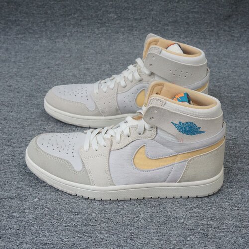 耐克Air Jordan 1 High Zoom CMFT2 AJ1灰色男子篮球鞋DV1307-180