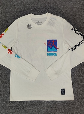 耐克NIKE 男子运动休闲纯棉长袖T恤CW0942-133