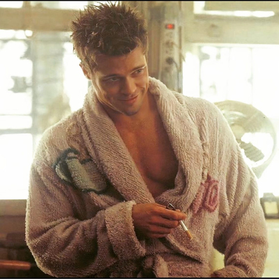 搏击俱乐部布拉德皮特同款浴袍