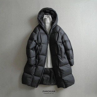 正品冬季280G充绒中长款连帽面包羽绒服 男外套超保暖