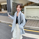 【】蓝色休闲气质西装外套女2D111-A1031P165K228，女装西装，2D111