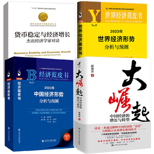 2023年中国经济形势分析与预测 世界经济黄皮书2023年世界经济形势 增长与转型 大崛起 货币稳定与经济增长 中国经济 全4册