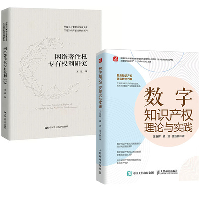 2册数字知识产权理论与实践王春晖戚湧+网络著作权专有权利研究王迁专有权利网络环境媒体融合网络环境复制权发行权知识产权读本