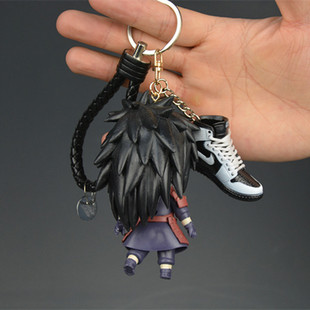 火影忍者手办模型摆件钥匙扣挂件饰品动漫卡通宇智波带土斑