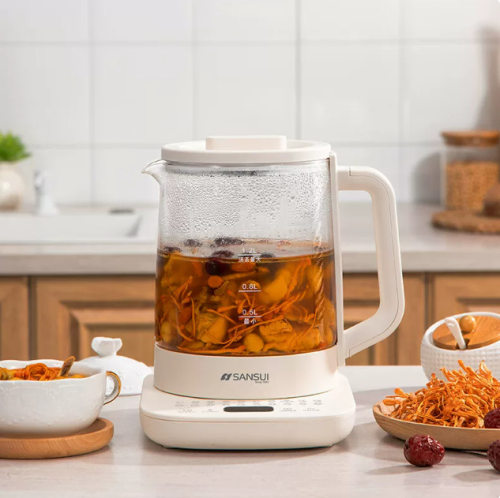 智能养生壶1.5L家用办公高硼硅玻璃电热水壶预约保温 KT-1852