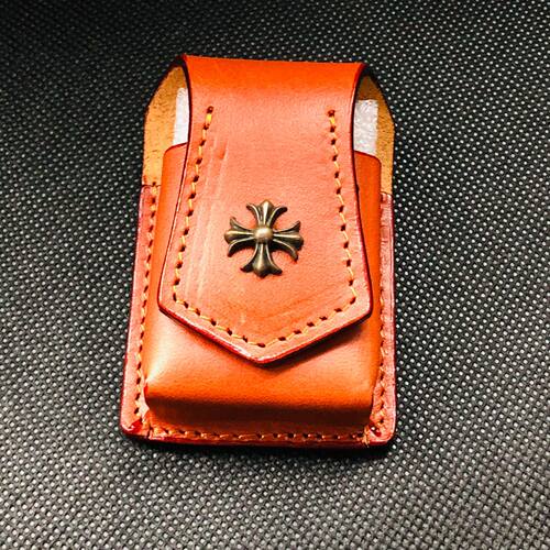 朗声ZORRO钢音真皮手工皮套