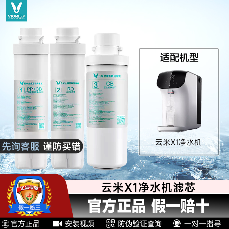 云米X1净水机滤芯PAC复合膜RO膜