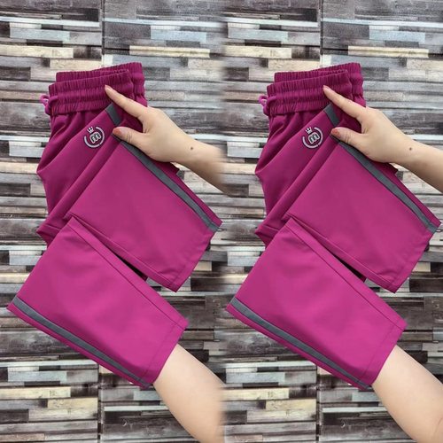 欧货原创夏季薄款遮肉显瘦凉凉裤