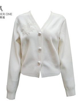 ANOTHER ONE安那迪早秋慵懒风外套早秋针织衫温柔气质女