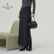 ANOTHER ONE安那迪超好看气质鱼尾半身裙女时尚 简约设计感a字长裙