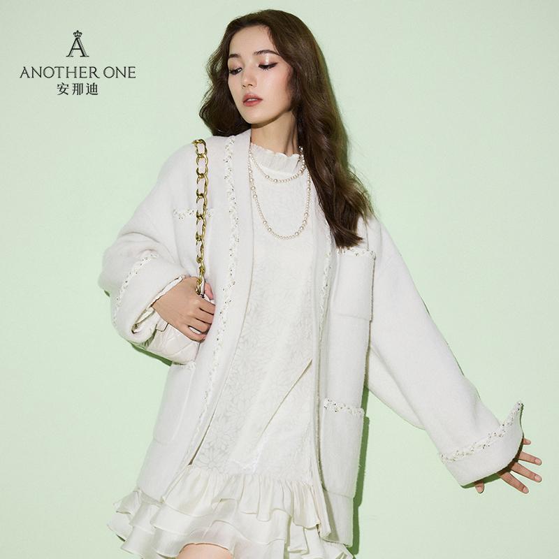 氛围感新款毛呢外套小香风