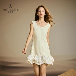 ANOTHER ONE安那迪连衣裙女高级感气质名媛小香风裙子设计