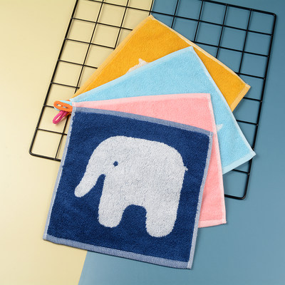 蓝红灰广东面巾棉卡通手帕A类