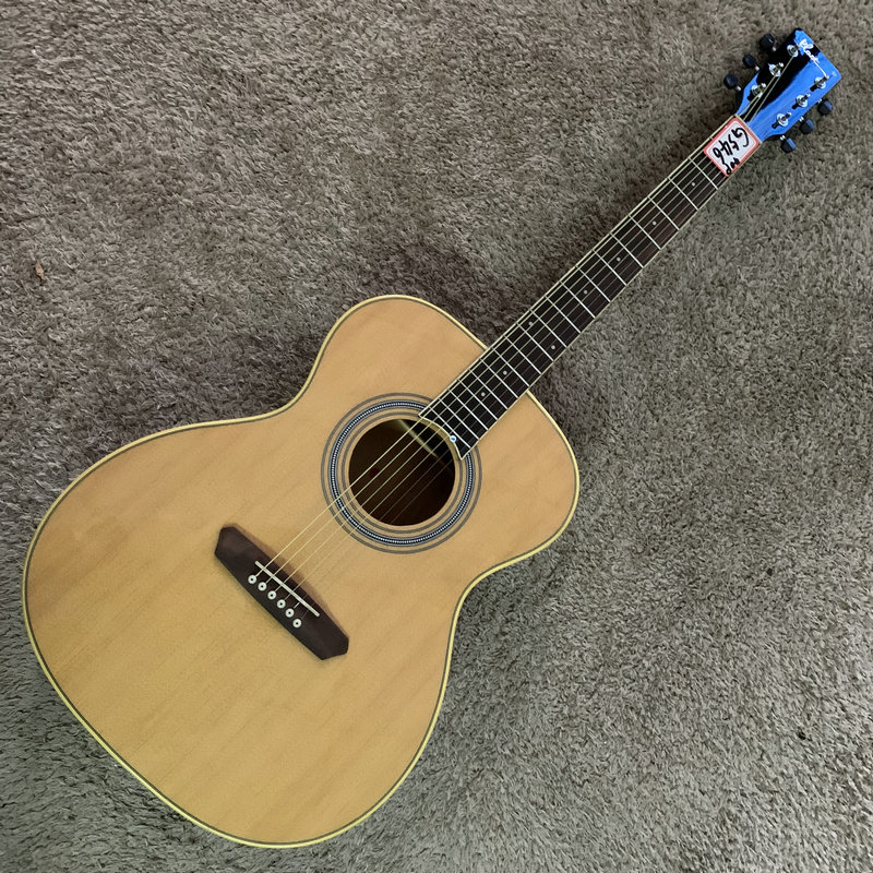 品牌极风 Blast 云杉桃花芯木合板民谣木吉他40寸库存 OM初学微瑕