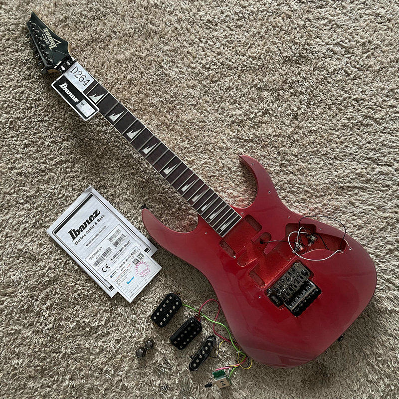 Ibanez 依班娜 爱宾斯 GRG255DX CA 大双摇电吉他 24品红色半成品