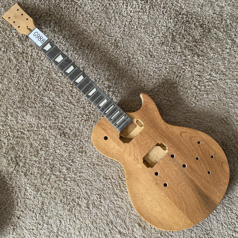 库存清仓 Harley Benton 桃花芯木贴面LP电吉他半成品 未完成HB