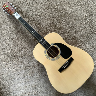 Redding 41英寸合板民谣木吉他 圆角 D桶原木色初学入门 库存