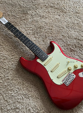 澳洲品牌 Artist  ST 电吉他单摇 三单拾音器 金属红色 初学入门