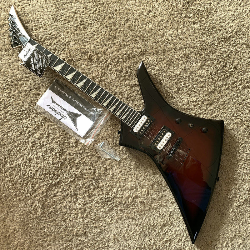 正品 JACKSON Kelly JS32T杰克逊 异形电吉他提琴棕色渐变 24品