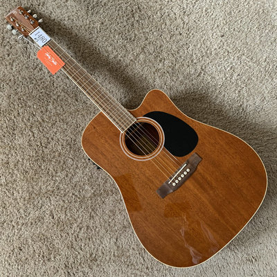 Harley Benton HB 41英寸电箱EQ桃花心木民谣木吉他面单板原木色