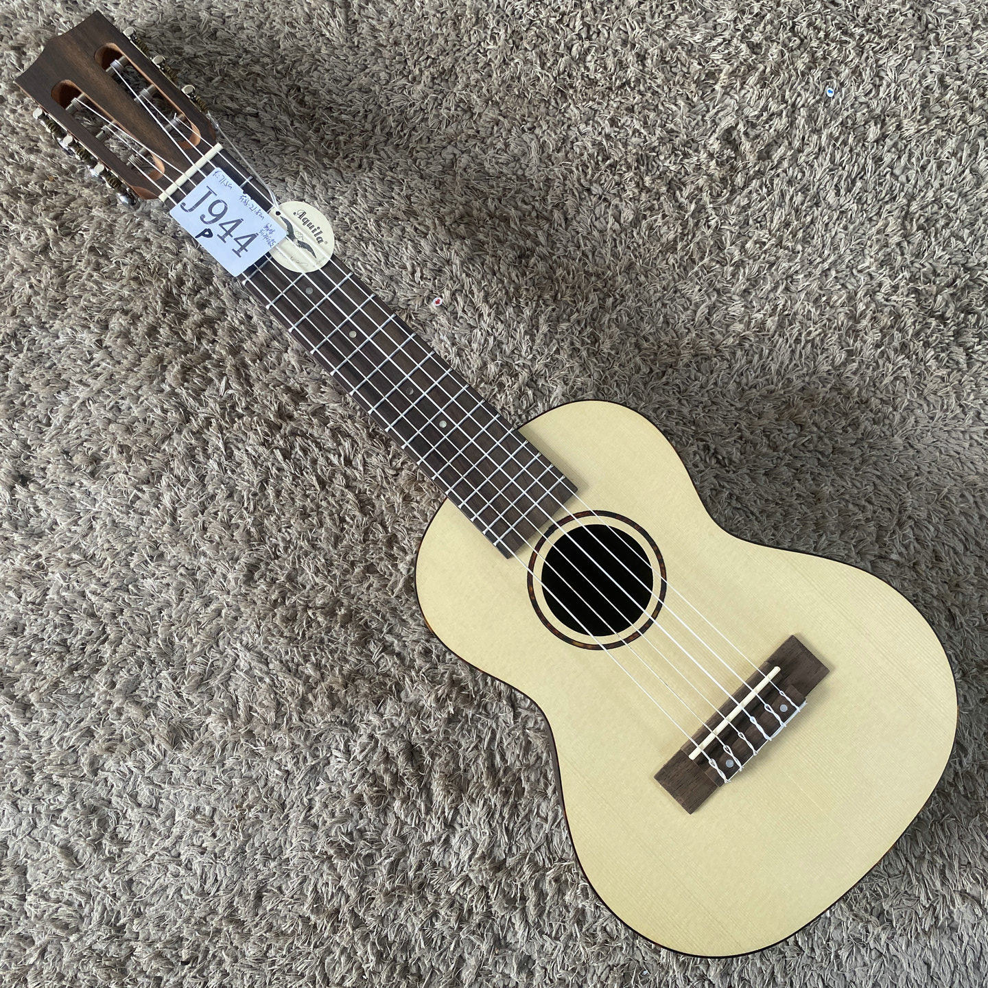 6弦古典吉他28英寸云杉玫瑰木小吉他吉他里里 原木色哑光尼龙弦