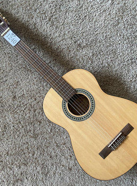 Sunlite 云杉桃花芯木古典吉他合板36英寸琴颈可调原木色哑光库存
